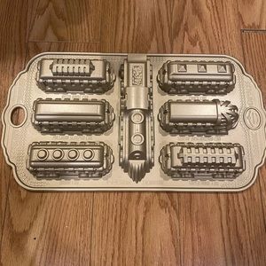 Nordic ware from William Sonoma train cake pan